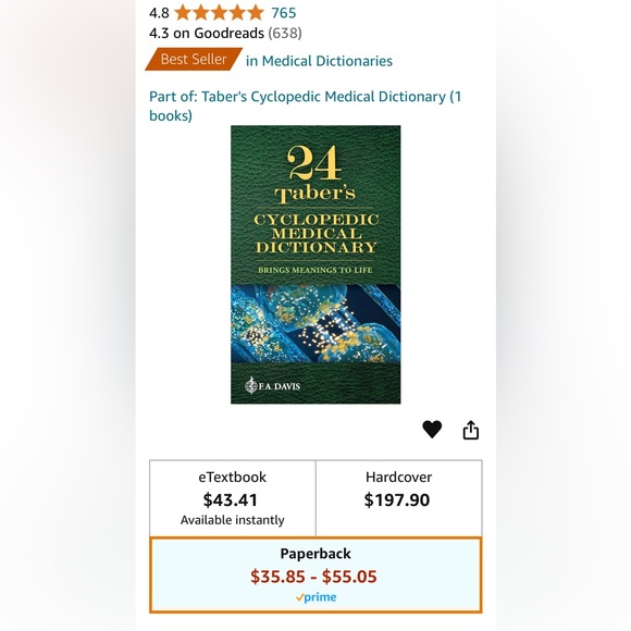 24 Taber’s Cyclopedic Medical Dictionary - Picture 7 of 7